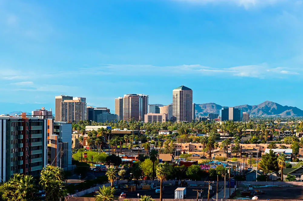 Picture of downtown Scottsdale, AZ